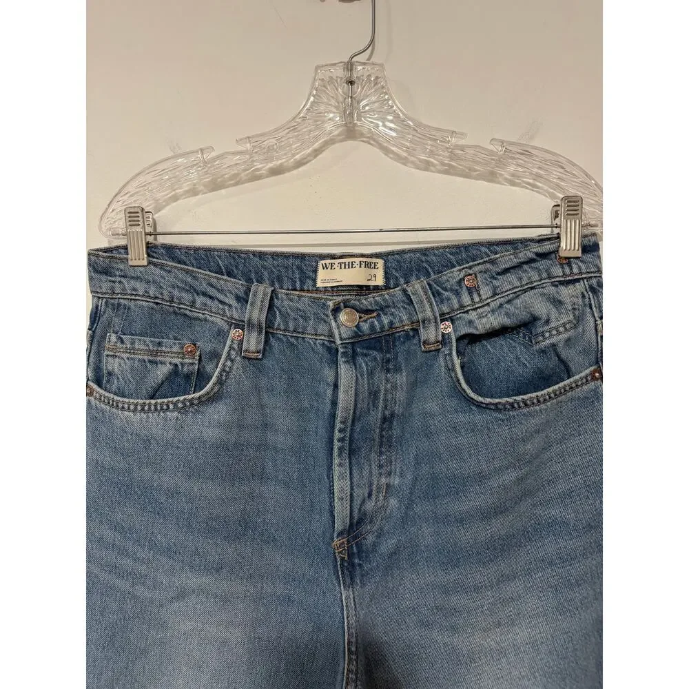 Free People Eden Slouchy Wide Leg Jean Boho